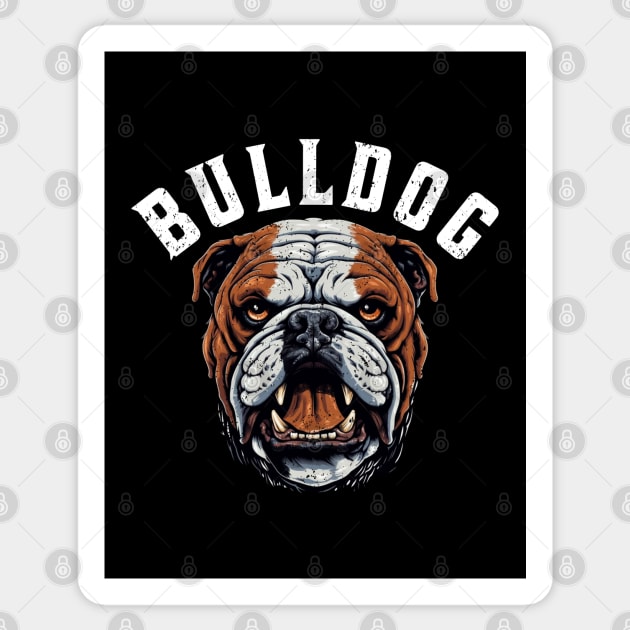 BullDog Dog Love Retro Texture Sticker by Trippycollage